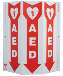 "AED" Fire Safety Sign_noscript