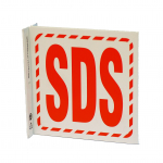 Eco GHS "SDS" Recycled Plastic L Sign
