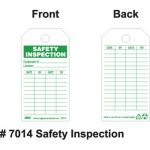 Eco 5.75"H x 3"W Safety Inspection Tag