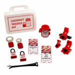 Lockout Kit, Deluxe, Mountable Plastic Box