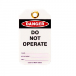 Lockout Tag: "Do Not Operate"_noscript