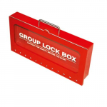 Group Lockout Box, Wall-Mount, Red, Steel_noscript