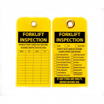 Lockout Tag, Forklift Inspection_noscript