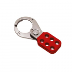 Lockout Hasp, Steel, Red, 1.5in, Without Tabs_noscript