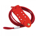 Cable Lockout, Red With 6 ft. Cable 7-Hole_noscript