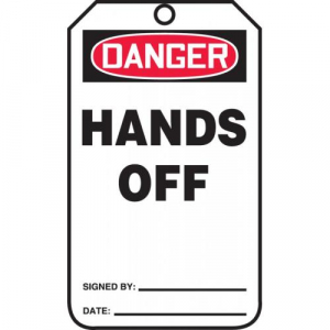 VL7204 Caution NT Lockout Tag - Danger Hold Do Not Operate This - View #8