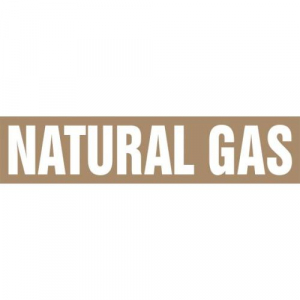 White on Brown Accuform RPK525STC Snap TiteNATURAL GAS Pipe Marker for 2-1/4 to 3 OD Pipe 14 H x 2 L x 12 W White on Brown Accuform RPK525STC Snap TiteNATURAL GAS Pipe Marker for 2-1/4 to 3 OD Pipe 14 H x 2 L x 12 W