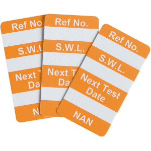 Brady  NAN-NAN ORANGE 100 Tags Orange NANOTAG INSERT SAFE LOAD ORG 