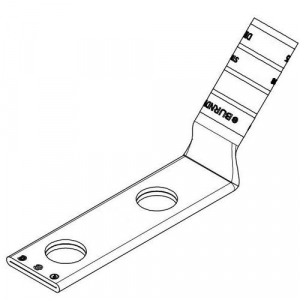 お歳暮 人気 Buy Burndy YA282N45, 000365 Copper Compression Lug, 2 Hole バーベキュー・調理用品
