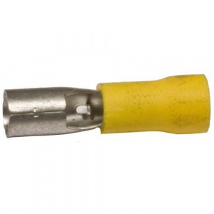 Vinyl Insulated Yellow Pack of 100 12-10 Wire Size 0.193 Morris Products 12078 Receptacle Disconnect