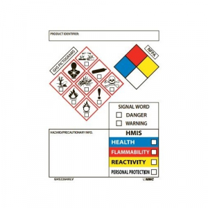 Buy NMC GHS2264ALV, Label with Special Info Notes - Mega Depot