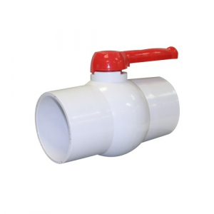 Valterra 700-20 White 2" PVC Slip Fixture Ball Valve – Made In USA