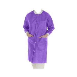 Buy Valumax 3660DPL, Extra-Safe 3 Pocket SMS Lab Coat, Deep