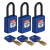 Brady NYL-BLU-38PL-KA3PK