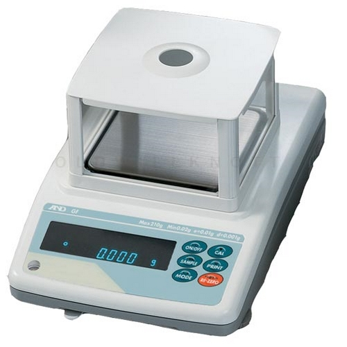A&d Weighing Gf-200p, Gf-p Series Pharmacy Balance, 210g Capacity