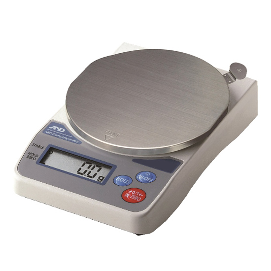 A&d Weighing Hl-2000i, Hl-i Ninja Series Digital Compact Scale