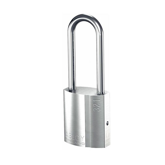 Abloy Pl321/50b-kd, Sentry 3/16" X 2" Brass Padlock, Keyed Different