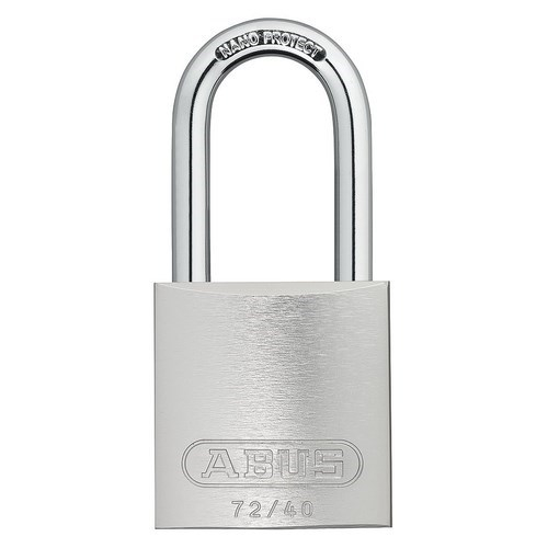 Abus 72hb/40-40 Ka Silver, 72 Series 1-9/16" Padlock Key Alike Silver