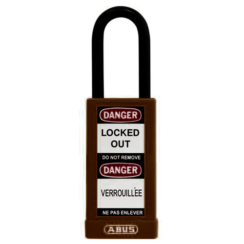 Abus 74lb/40 Ka Brown, 74 Series Padlock Keyed Alike, 1-1/2" Brown