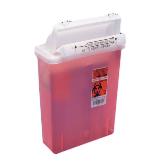 Accuform Cab140, Red Sharps Container