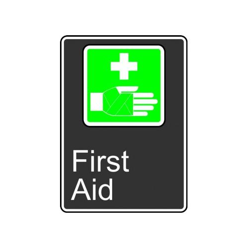 LegendSAFETY FIRST FIRST AID KIT Accuform MFSD944VP Plastic Safety Sign 10 Length x 7 Width x 0.055 Thickness Green/Black on White LegendSAFETY FIRST FIRST AID KIT Accuform MFSD944VP Plastic Safety Sign 10 Length x 7 Width x 0.055 Thickness Green/Black on White