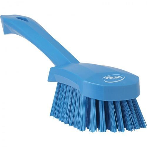 Accuform Hrm101bu, Blue Stiff Brush, Short Handle