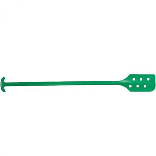 Accuform Hrm187gn, Green Mixing Paddle Scraper With Holes