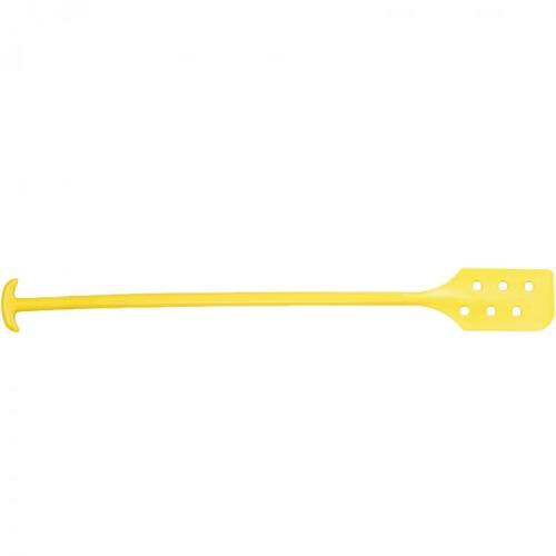 Accuform Hrm187yl, Yellow Mixing Paddle Scraper With Holes