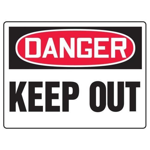 OSHA Danger Safety Sign 