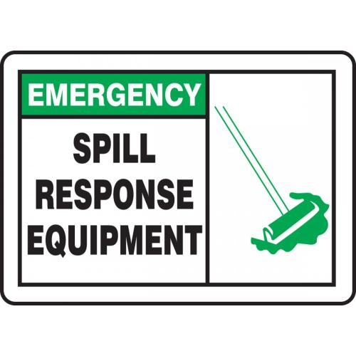 Buy Accuform MCHL905XP, OSHA Sign "Spill Response Equipment" & Symbol