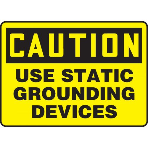 10 x 14 LegendCAUTION USE STATIC GROUNDING DEVICES Plastic Accuform MELC607VP Sign Black on Yellow LegendCAUTION USE STATIC GROUNDING DEVICES 10 Length x 14 Width x 0.055 Thickness 10 x 14 10 Length x 14 Width x 0.055 Thickness 10 x 14 LegendCAUTION USE STATIC GROUNDING DEVICES Plastic Accuform MELC607VP Sign Black on Yellow LegendCAUTION USE STATIC GROUNDING DEVICES 10 Length x 14 Width x 0.055 Thickness 10 x 14 10 Length x 14 Width x 0.055 Thickness