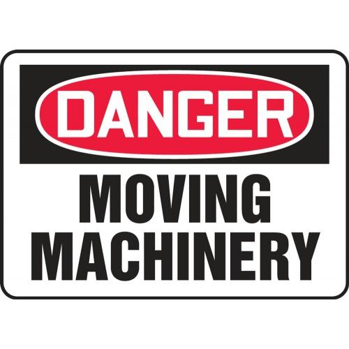Aluma-Lite AccuformDanger Moving Machinery Safety Sign 10 x 14 Inches MEQM060XL Aluma-Lite AccuformDanger Moving Machinery Safety Sign 10 x 14 Inches MEQM060XL