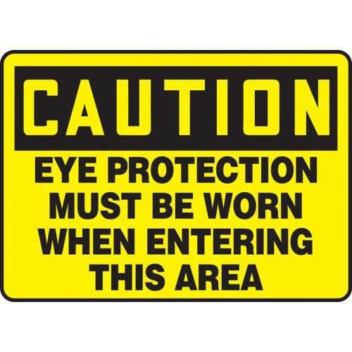 Black on Yellow Accuform MPPE423VA Aluminum Sign 10 Length x 14 Width LegendCAUTION GOGGLES REQUIRED Black on Yellow Accuform MPPE423VA Aluminum Sign 10 Length x 14 Width LegendCAUTION GOGGLES REQUIRED