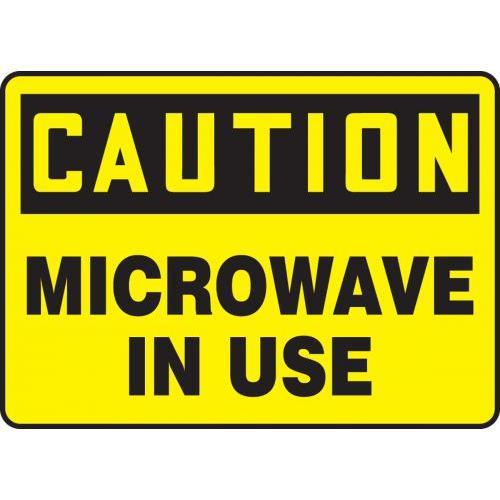 Accuform MRAD639VP Plastic Safety Sign Black on Yellow LegendCAUTION MICROWAVE IN USE 7 Length x 10 Width x 0.055 Thickness Accuform Signs LegendCAUTION MICROWAVE IN USE 7 Length x 10 Width x 0.055 Thickness Accuform MRAD639VP Plastic Safety Sign Black on Yellow LegendCAUTION MICROWAVE IN USE 7 Length x 10 Width x 0.055 Thickness Accuform Signs LegendCAUTION MICROWAVE IN USE 7 Length x 10 Width x 0.055 Thickness