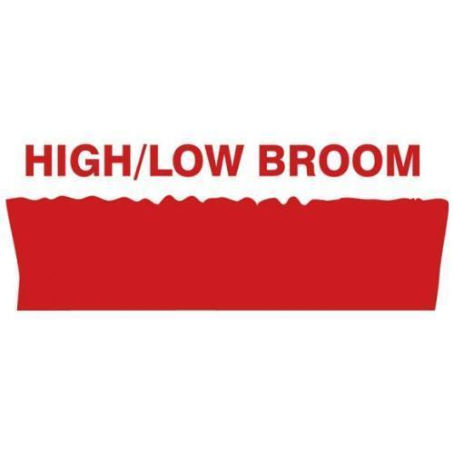 Accuform Pvr319rd, Tool Shadow Brush High-low, Medium Red