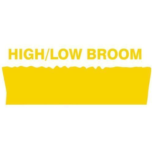 Accuform Pvr319yl, Tool Shadow Brush High-low, Medium Yellow