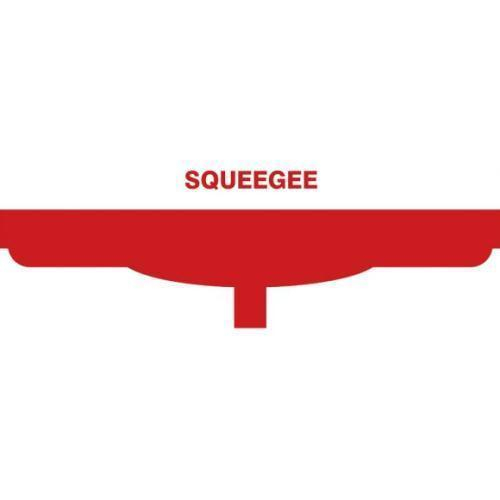 Accuform Pvr330rd, Tool Shadow Squeegee Head Double Blade - 20" Red