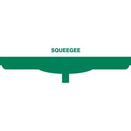 Accuform Pvr338gn, Tool Shadow Squeegee Head Single Blade - 24" Green