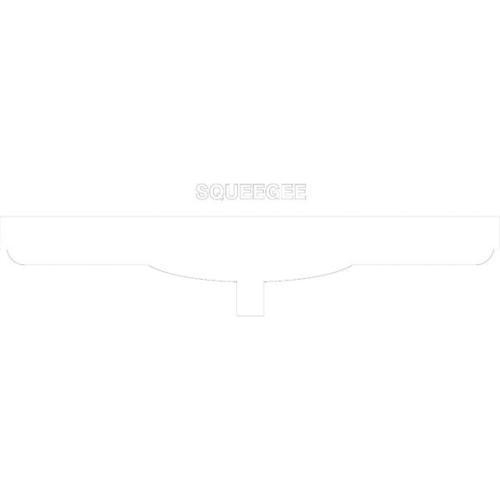 Accuform Pvr338wt, Tool Shadow Squeegee Head Single Blade - 24" White