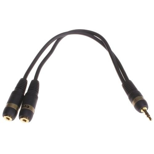 Acr 01-0098, Ya-200 Network Y Splitter Stereo Adapter Cable, F-f-m, 1