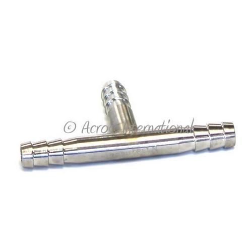 Across 38-t, St 3-way 3/8" Hose Barb Tee For Secure Vacuum Connection
