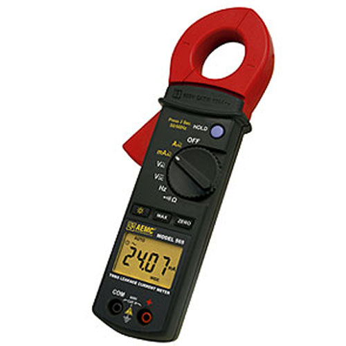 Aemc 2117.56, 565 100arms Ac Clamp-on Leakage Current Meter