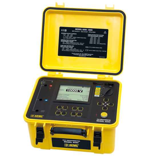 Aemc 2130.31, 6550 10kv High-end Portable Megohmmeter