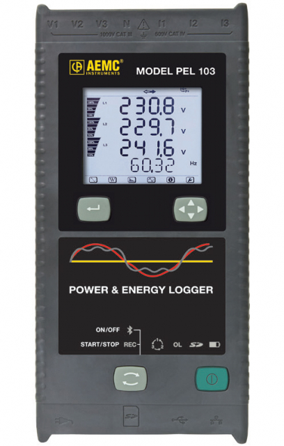 Aemc 2137.62, Pel 103 Three-phase Power & Energy Logger