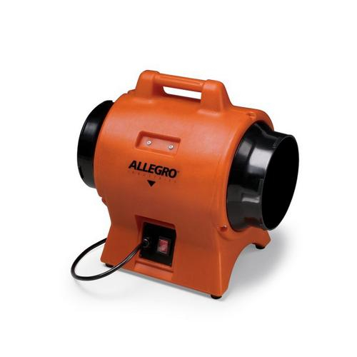 Allegro 9539-08, 8" Ac Industrial Plastic Blower, 1/3 Hp