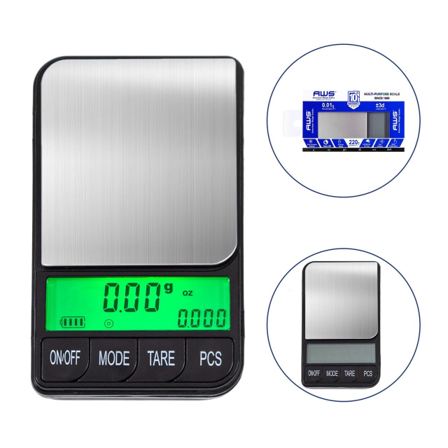 Buy American Weigh Scales ACP-220, Pro Digital Pocket Scale, 220g - Mega  Depot