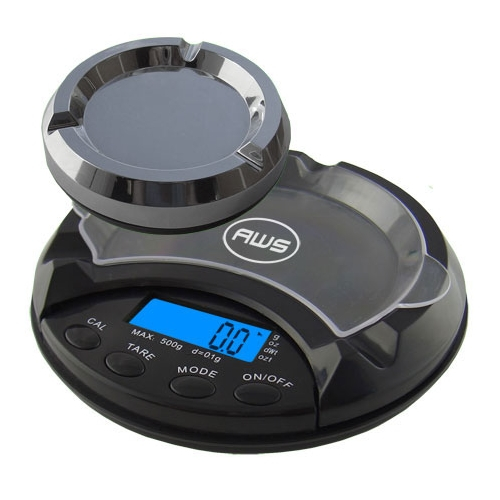 American Weigh Scales Ats-500-pl, Ats Series 500g Ashtray Scale