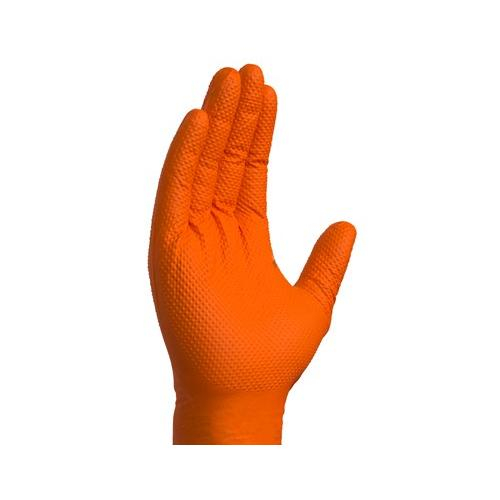 Ammex Gwhd6pkorg, Gloveworks Hd Orange Nitrile Glove