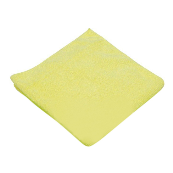 Ammex Mf50g16x16yl, 16" X 16" 50g Yellow Microfiber Towels