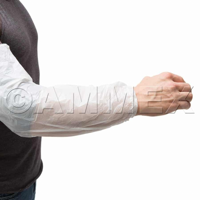 Ammex Psleeve-w, White Polyethylene Sleeve